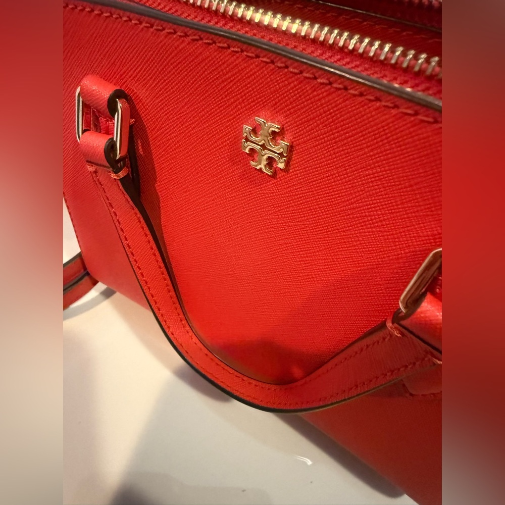 Tory Burch Vibrant Red Satchel - Picture 4 of 6